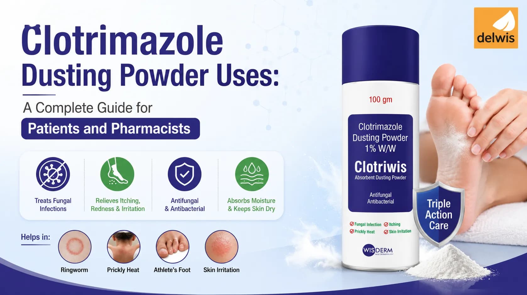 clotrimazole dusting powder Uses