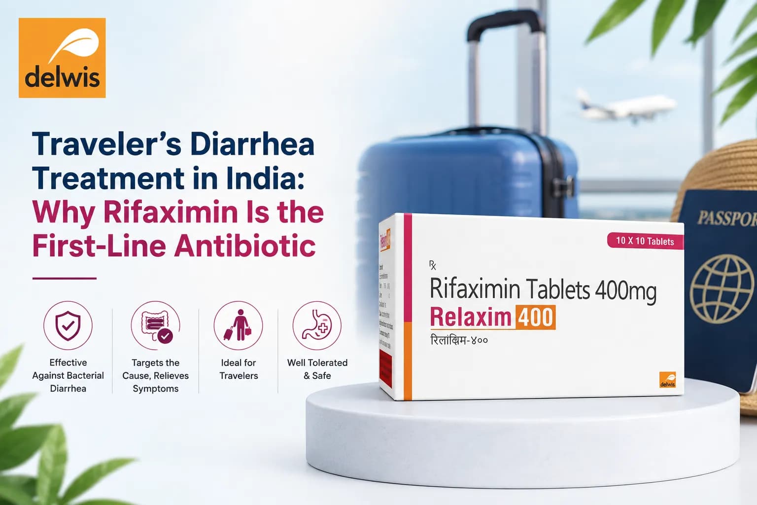 Traveler's Diarrhea Treatment in India Why Rifaximin Is the First-Line Antibiotic