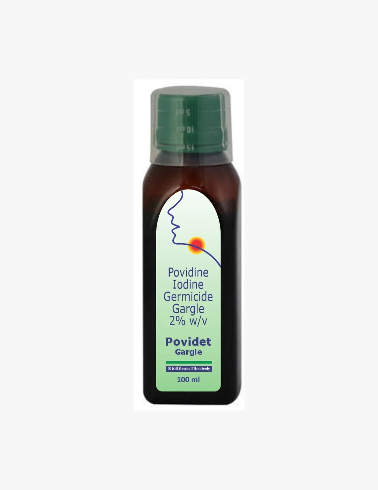 Povidet Gargle – Povidone Iodine 2% Solution | Uses & Details