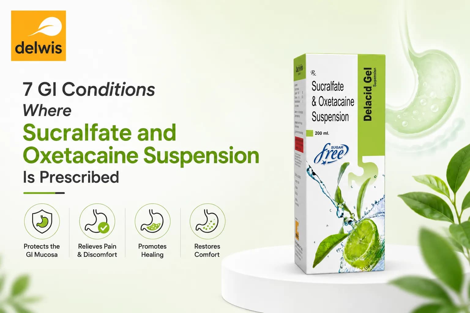 7 GI Conditions Where Sucralfate and Oxetacaine Suspension Is Prescribed 7 GI Conditions Where Sucralfate and Oxetacaine Suspension Is Prescribed