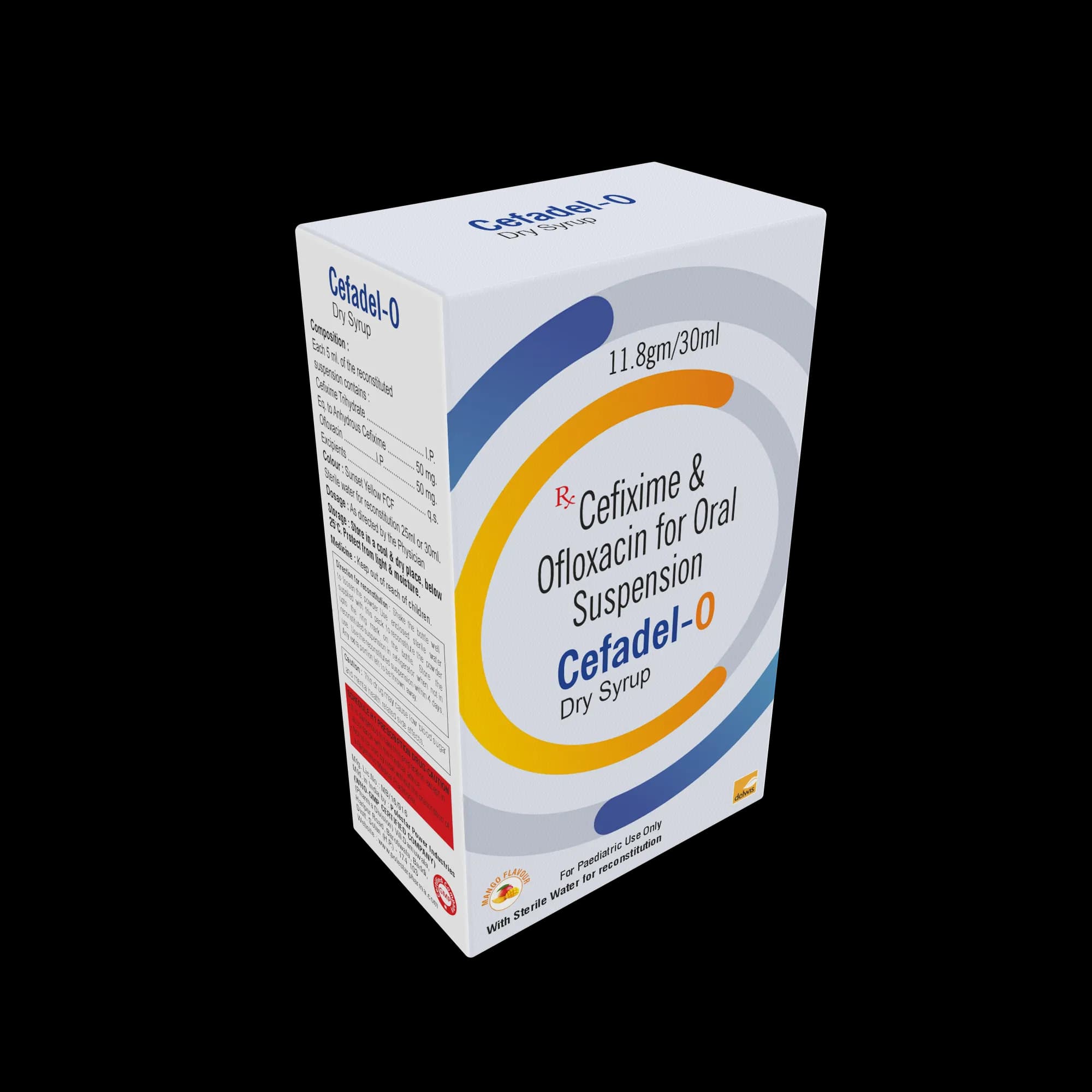 Cefadel-O Dry Syrup 3D Pack Cefadel-O Dry Syrup