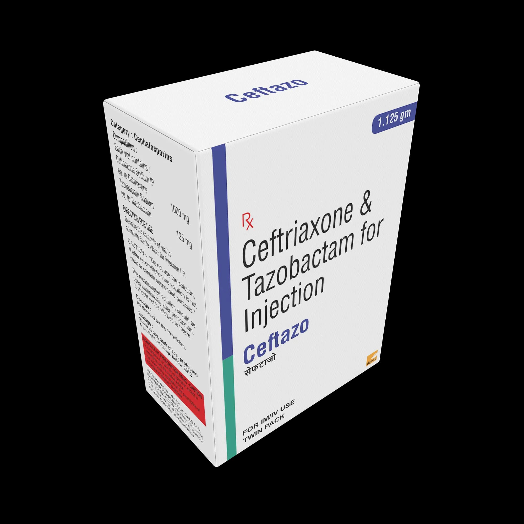 Ceftazo Inj 3D Pack.png Ceftazo product image